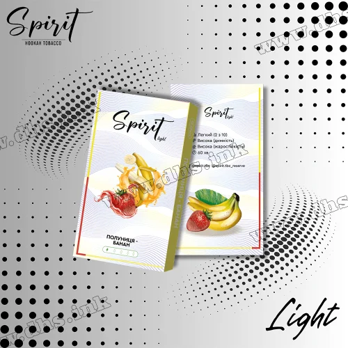 Табак Spirit (Спирит) Light - Банан Клубника 50г